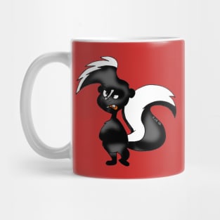 angry skunk cartoon Mug